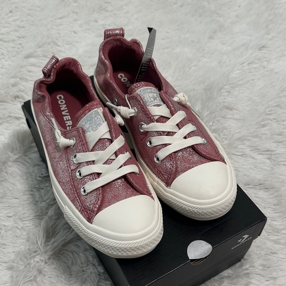 Converse Shoes - 👛 NWT Converse Shorline Slip On Sneaker in Royal Flushec/Silver